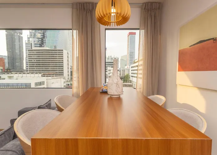 2 Bedrooms For 3 Guest Comfy At Heart Of Silom - 7a Apartamento Banguecoque