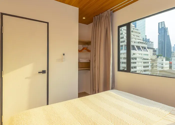 Apartamento 2 Bedrooms For 3 Guest Comfy At Heart Of Silom - 7a *