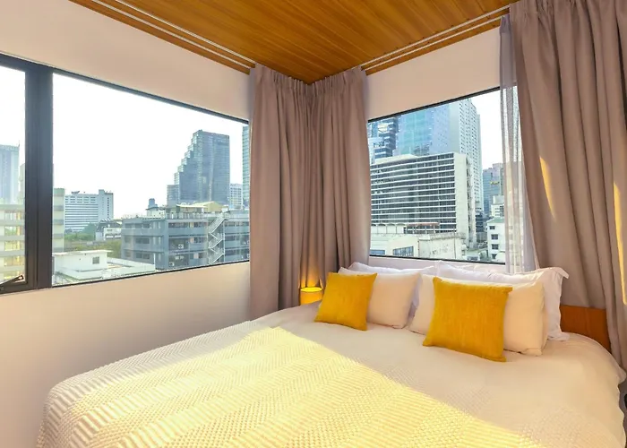 Apartamento 2 Bedrooms For 3 Guest Comfy At Heart Of Silom - 7a *